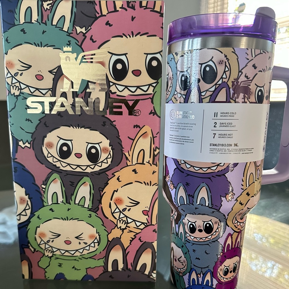 Stanley Multicolor Labubu Character Tumbler